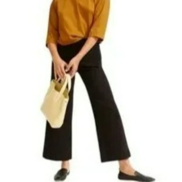 Everlane Wide Leg Jean Womens 28 Regular Black Cotton Blend Casual Denim Jeans - Picture 3 of 13